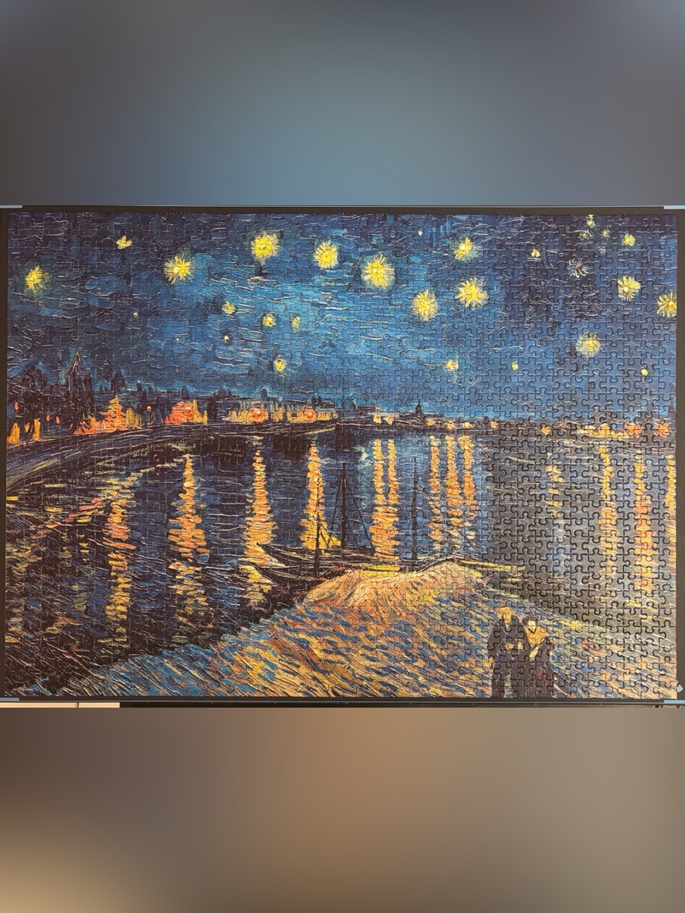 Eurographics 1000 piece "Starry Night Over the Rhone" Puzzle
